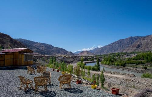 Ladakh Resort | Neryok's Indus view