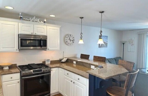Sea Isle City Condo | Nestled one block from the bay, and a short walk to the beach.