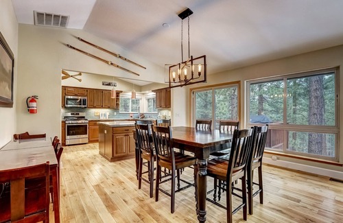Montgomery Estates House | Nestled Pines Retreat | Hot Tub, Pool Tahoe, Foosball, +More!