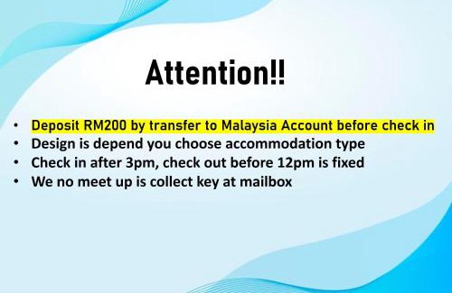 Cheras Apartment | Netizen Soho 2pax MRT Cheras Wi-Fi VsHome