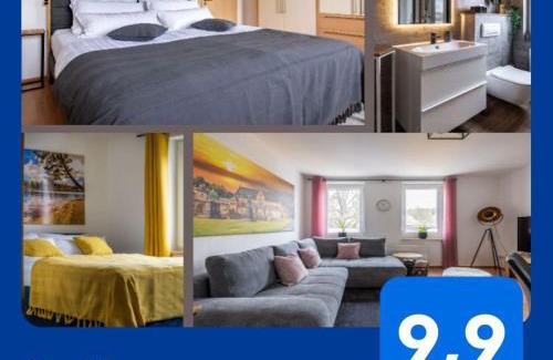 Bad Harzburg Apartment | Neu! 9,8 Außergewöhnlich Boxspringbetten Kaffeevollautomat inkl Bettwäsche und Handtücher #MeeneFewo de