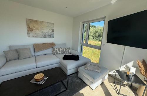 Muldestausee Apartment | neue 90qm Ferienwohnung mit 3 Schlafzimmern in Seenähe