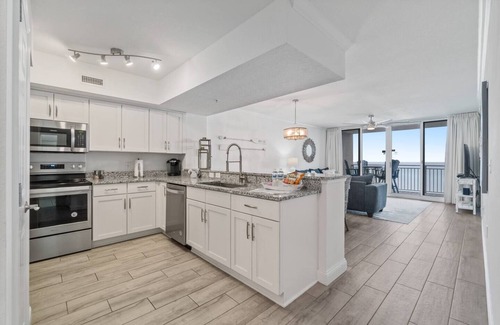 Panama City Beach Condo | NEW 2BR/2BA with BUNK wall, Gorgeous gulf front with all new furnishings!