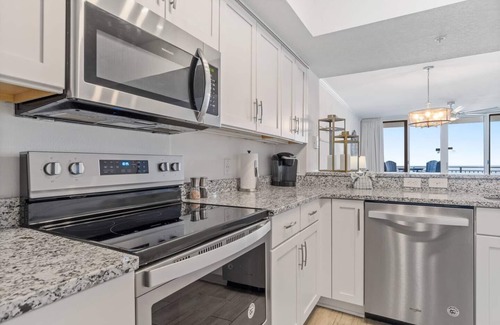 Panama City Beach Condo | NEW 2BR/2BA with BUNK wall, Gorgeous gulf front with all new furnishings!