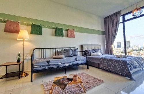 George Town Apartment | (New) 2BR Luxury Rooftop Swimming pook Homestay@Georgetown@10pax - 无敌美景两房民宿