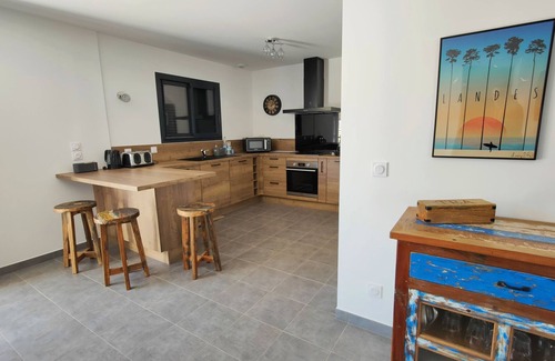 Mimizan House | New 3-star property with private heated pool near the ocean