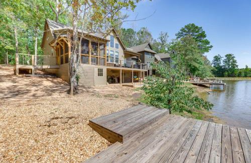 Little Kowaliga House | New 3BR Lakefront Home w Dock and Fishing Pond