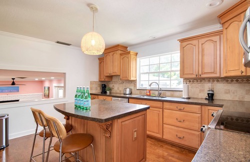 Bayhaven House | NEW 5BR Tropical Beach Villa! Heated Pool House