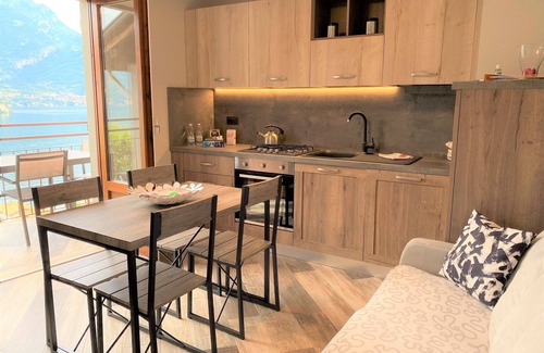 Lezzeno Apartment | NEW APARTMENT NEAR BELLAGIO! BALCONY GARDEN, & STUNNING VIEW! SMERALDO