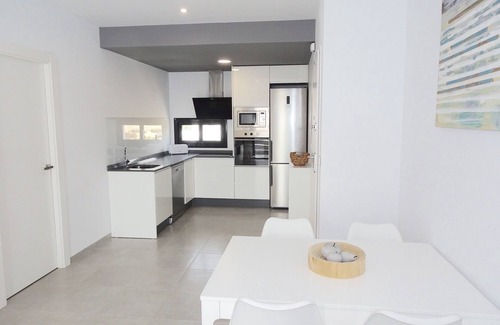 Los Cuarteros Apartment | New apartment with large roof terrace and swimming pool, near the sea and beach