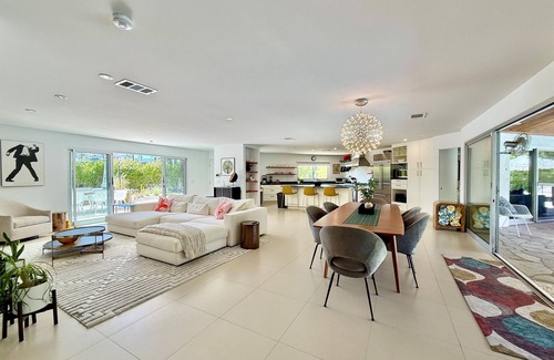 Twin Palms House | NEW! August House | Deepwell Midcentury Pool/Views