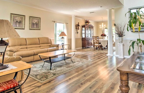 Poinciana House | NEW! Classy Kissimmee House w/ Fire Pit + Lanai!