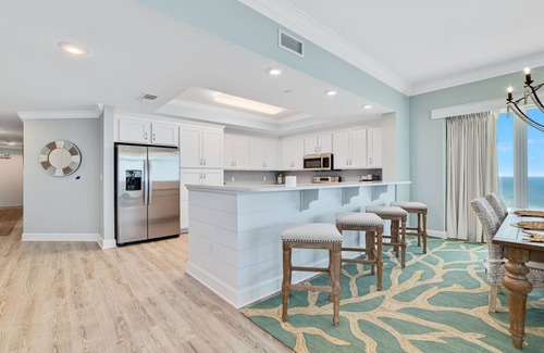 Orange Beach Condo | New Complex! Beachfront, Lazy River and Slide! Unmatched Views!