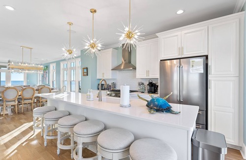 Atlantic Beach House | New Const 5 Star-Sleeps 14-On Beach Elevator Heated Pool Jacuzzi Play RoomLuxury