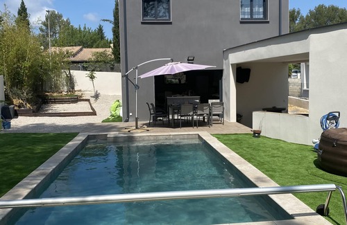 Prades-le-Lez House | New contemporary villa at the foot of Pic saint loup