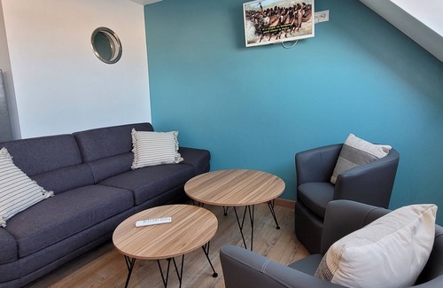 Saint-Vaast-la-Hougue Apartment | New duplex with exceptional view of the sea and Tatihou Island