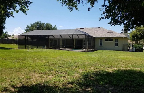 Merritt Island House | New! Fair Winds. Private Island home, heated pool, 4 bedrooms, 5 beds, 2.5 bath.