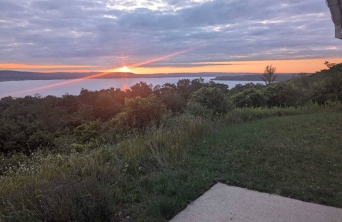 Frankfort Cottage | New! Hill Hideaway - Secluded and Peaceful with Incredible Lakeviews!