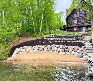 Crosslake Ski Chalet | New Hot Tub Fall Oasis with Amazing FawnLake Views