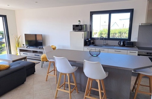 Mesnil-Val-Plage House | New house, 6 people, Sea view, Criel sur mer