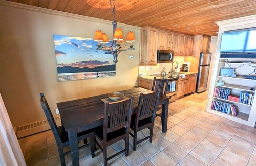 Whitefish Condo | New Lakefront Condo! Great Views! Pool/Hot Tub/Sauna/Private Beach Access! 6 Guests
