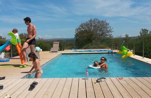 Espedaillac House | New, large villa typical of Quercy with pool and SPA - Beau panorama
