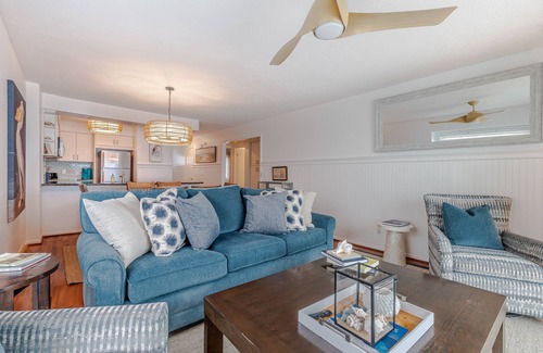 Kure Beach Condo | New Listing Beachfront Condo with Indoor/Outdoor Pools, Gym & Tennis