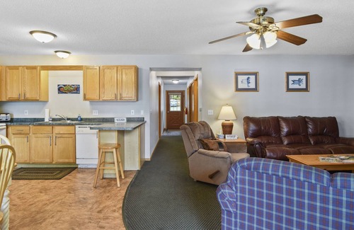 St Germain Condo | NEW LISTING Black Bear Resort Condo waterfront sleeps 6 on Little Saint Lake