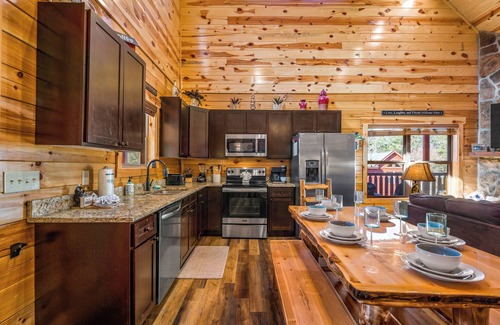Sevierville Cabin | New Listing! Private Indoor Pool, Game Room, Hot Tub, Great Location