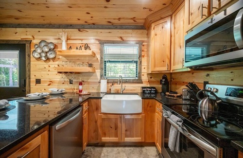 Pickens Cabin | New Listing! Secluded, Hot tub, Fire pit, Swings , ATV-trail access n& much more