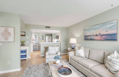 Isle of Palms Condo | New Listing! Tidewater Ocean View! Steps from the Beach! Screened in Porch!
