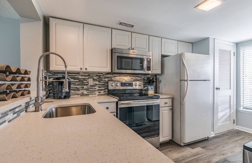 Oceanmarsh Subdivision Condo | NEW LISTING! Ocean and Pool Views on Harbor Island - Short Walk to Pool and Beach