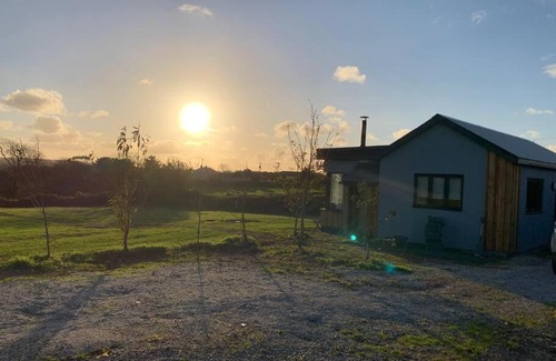 Truro House | New! Lodge with hot tub, wood burner and fab views
