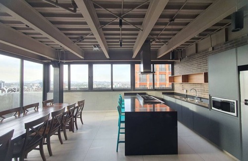 Providencia Apartment | New Loft with incredible view in YU Country 1507B