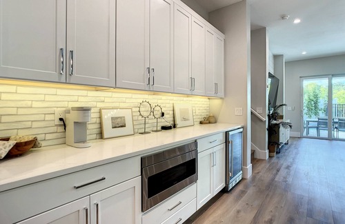 New Smyrna Beach House | New Luxury Duplex, Private Pool, Walk to Flagler