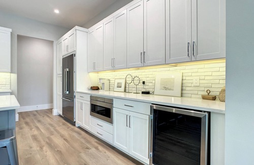 New Smyrna Beach House | New Luxury Duplex, Private Pool, Walk to Flagler