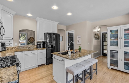 Old Farm District House | New! Luxury Home ~ Salt Water Hot Tub ~ Dog Friendly ~ Fire Pit