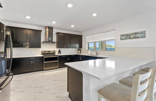Melbourne Beach House | NEW Melbourne Beach House w/Private Pool, BBQ & Hot Tub - walk to Ocean!