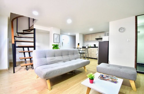 Bogota Apartment | NEW! MODERN & LUMINOUS DUPLEX 2BEDS/CHAPINERO