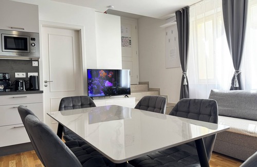 Nove Mesto Apartment | New modern - style apartment with balcony near Charles Square