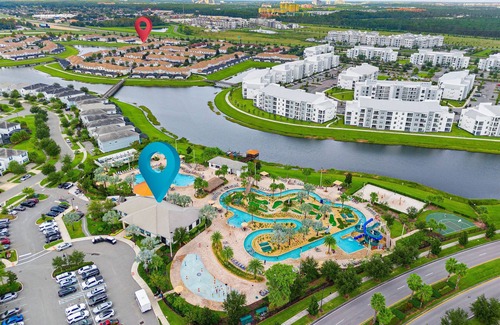 Kissimmee House | New Near Disney Lake View Pool Mario Sleeps 10