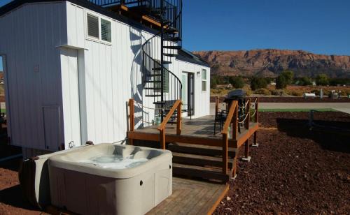 Apple Valley House | NEW Nook Tiny Home with Deck Firepit Skylights