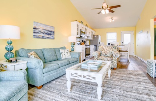 Fort Morgan House | New Owner Listing! 900' to PRIVATE Beach Access! Gulf & Mobile Bay Views!