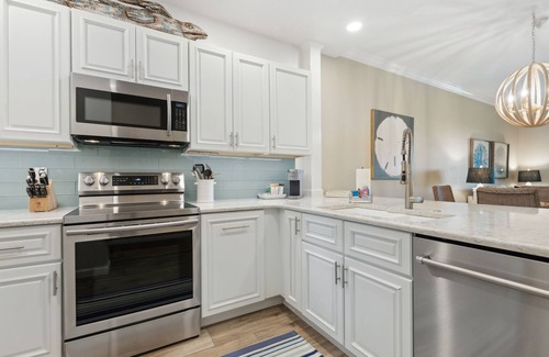Fernandina Beach Condo | NEW PHOTOS! Stylish, Fully Renovated Sea Dunes Condo on Ground Floor!