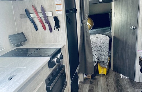Paradise Valley Village House | New Private Travel Trailer on Nice property- Sleeps 6