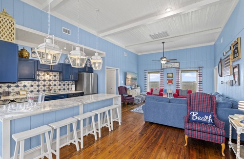 Crystal Beach House | New! Rare Mezzanine Deck, Hot Tub & Beach Views!