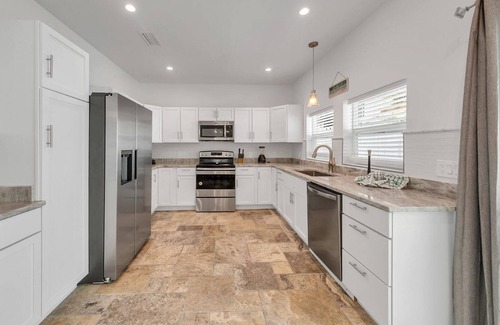 Frangista Beach House | New Remodel! Close to Private Beach! Great Charismas Savings!