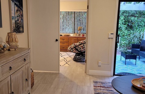 New Smyrna Beach Villa | New Remodel Tropical 2BR Villa ☆Sea Woods Development ☆ Across street from beach