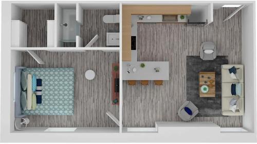 Central Business District Apartment | New Renovated 1 BR downtown apt
