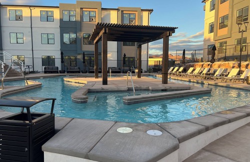 St. George Condo | New Resort Condo near Zion with Pools and Water Slides, great for families